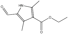 Molecular Structure of 473255-51-5 (Ethyl 5-formyl-2,4-dimethyl-1h-pyrrole-3-carboxylate)